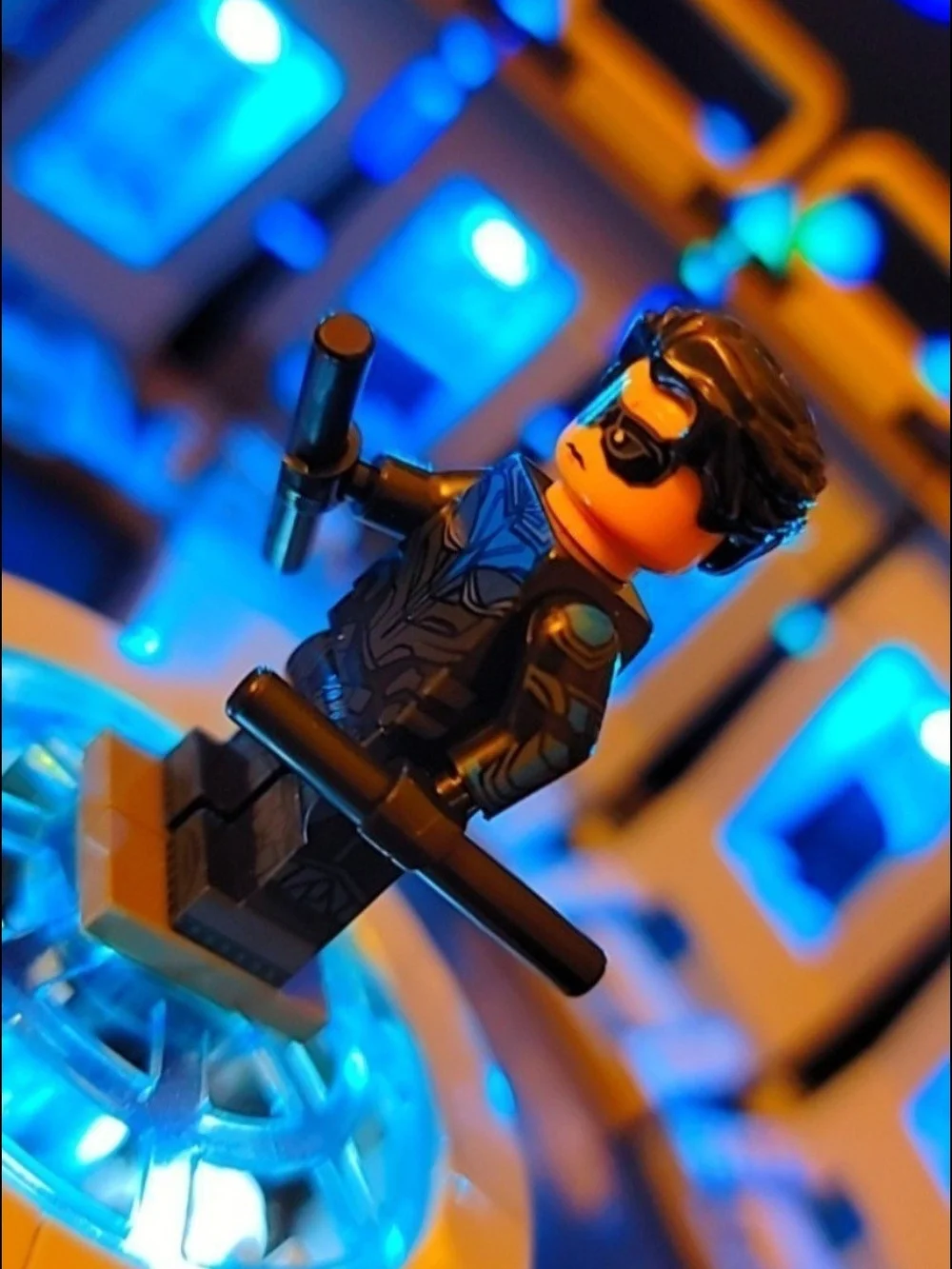 Batman Nightwing Minifigure Lego Compatible